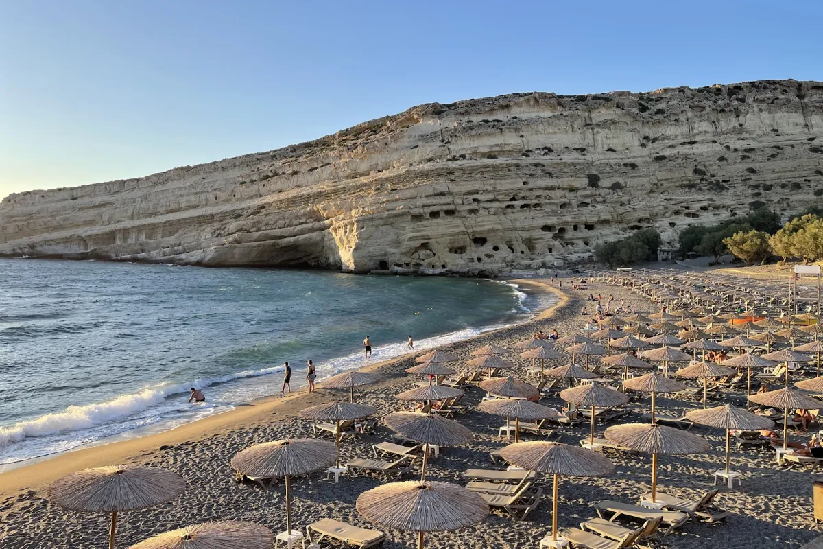 Matala beach photo 1