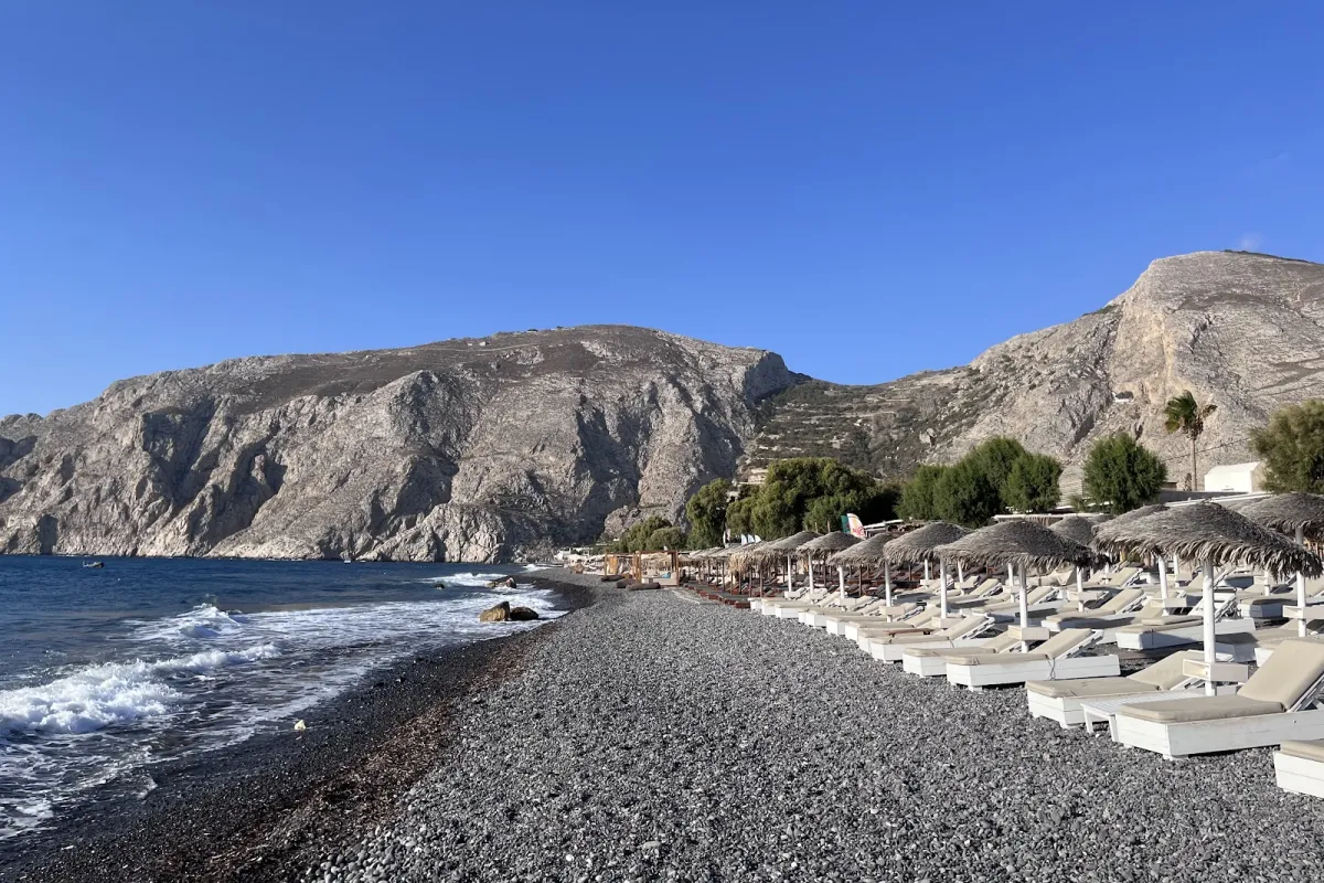 Kamari beach photo 1