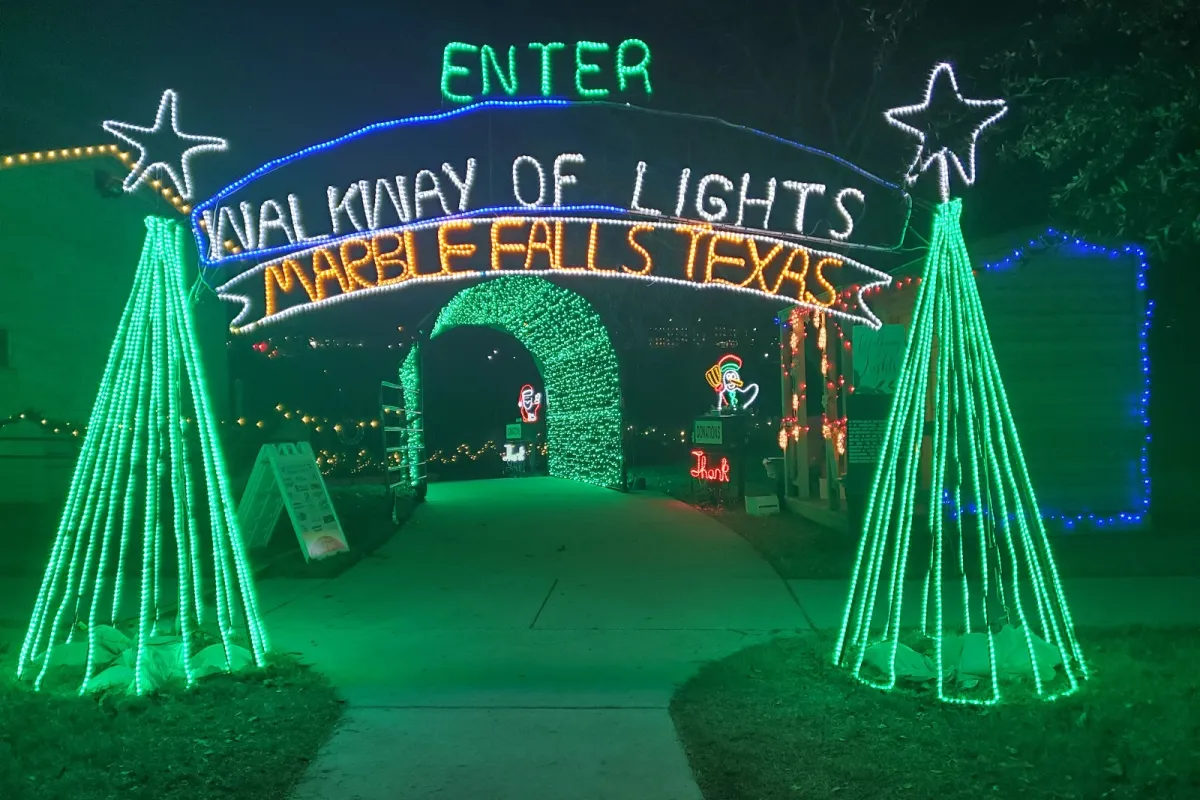 Marble Falls Walkway of Lights photo 1