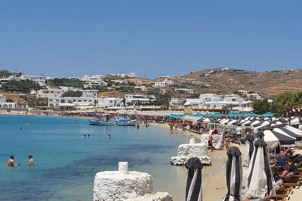 Ornos Beach photo 1