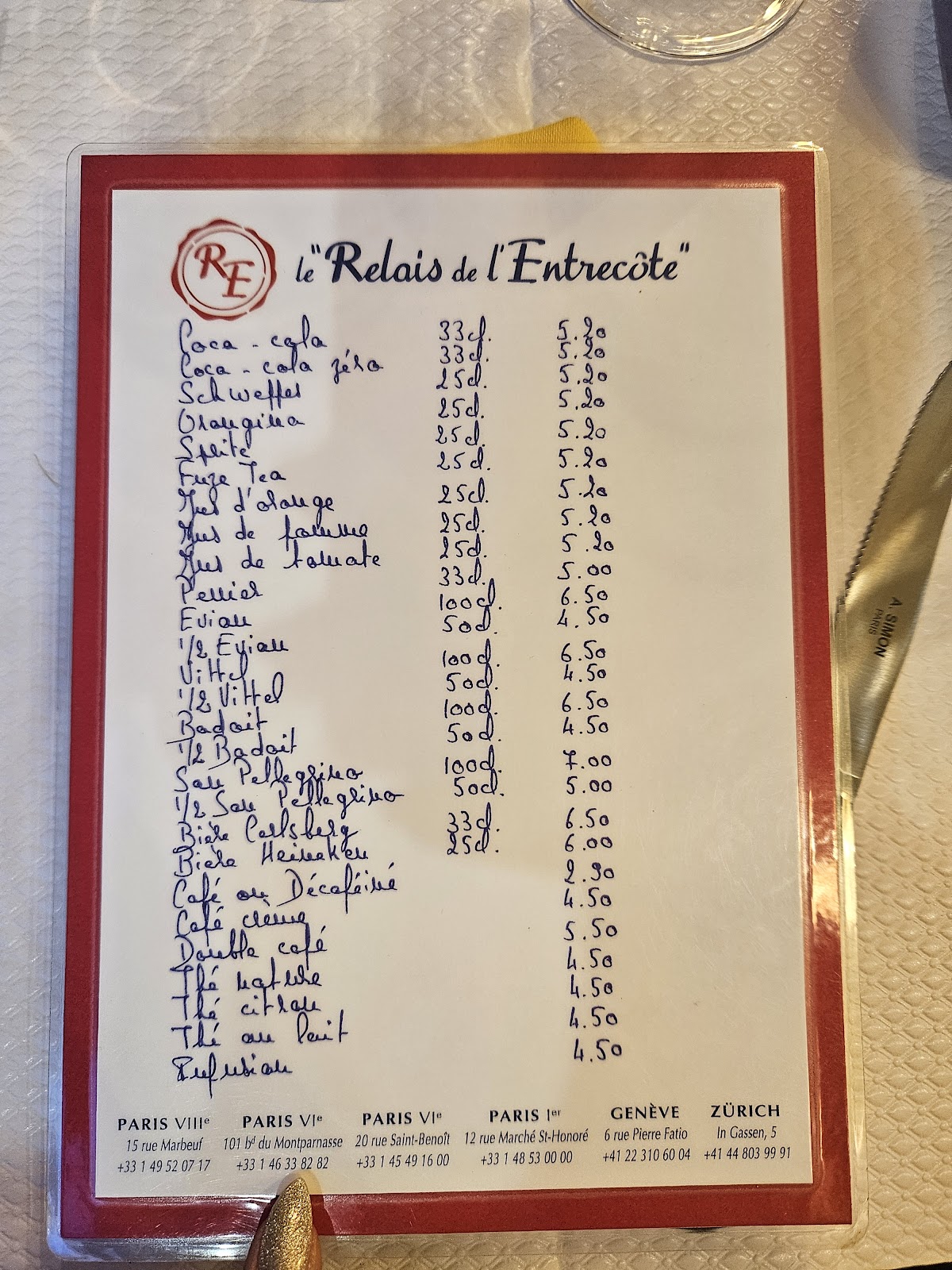 Le Relais de l'Entrecôte photo 2