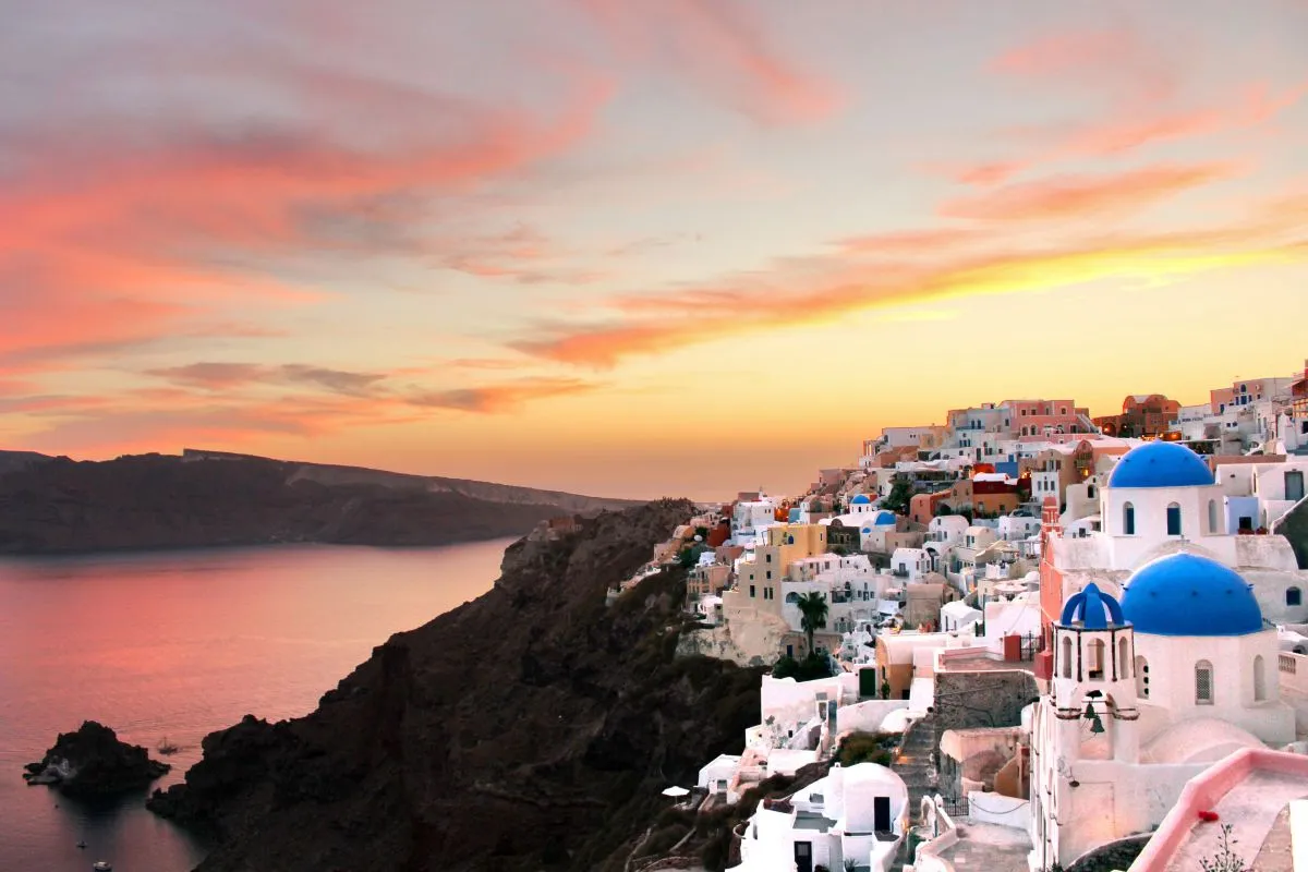 Santorini caldera photo 1